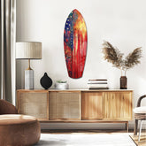 4th of July Glass Wall Art